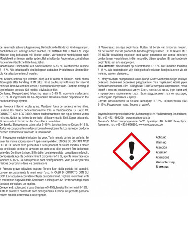 Sredstvo za čišćenje mliječnih vodova